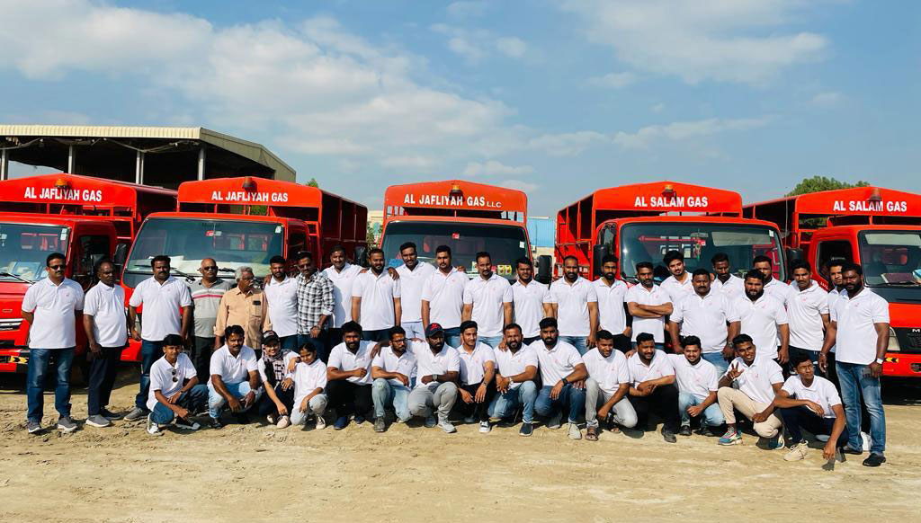 Al Jafliyah Gas Distribution Team